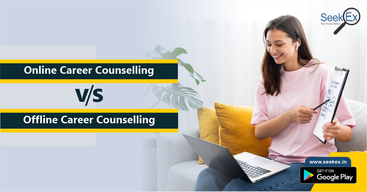 Difference between offline and career counselling online help