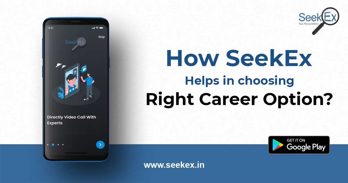 Why is SeekEx online consulting app beneficial for career guidance after class 12