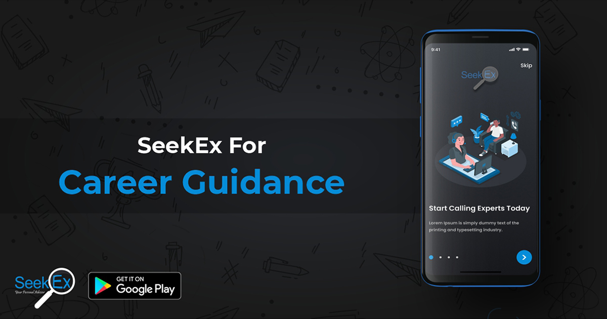 career counselling online with SeekEx career counselling app