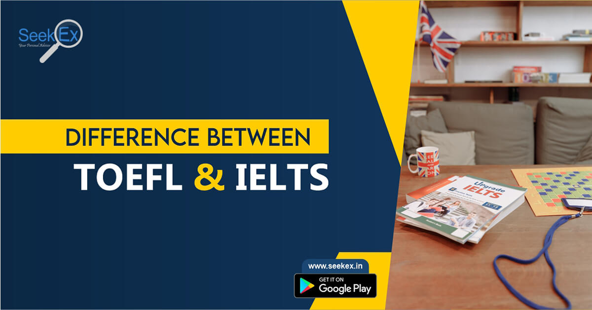 Major differences between IELTS and TOEFL